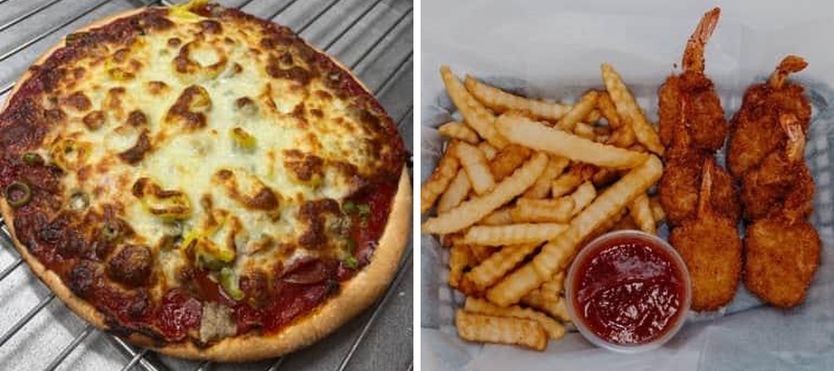 Maria's Pizza Menu